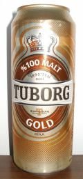 „Tuborg Gold“ 100% salyklas
