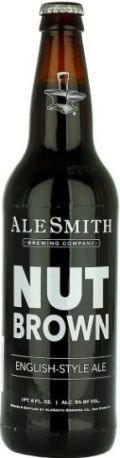 AleSmith Nut Brown angliško stiliaus Ale (butelis ir juodraštis)