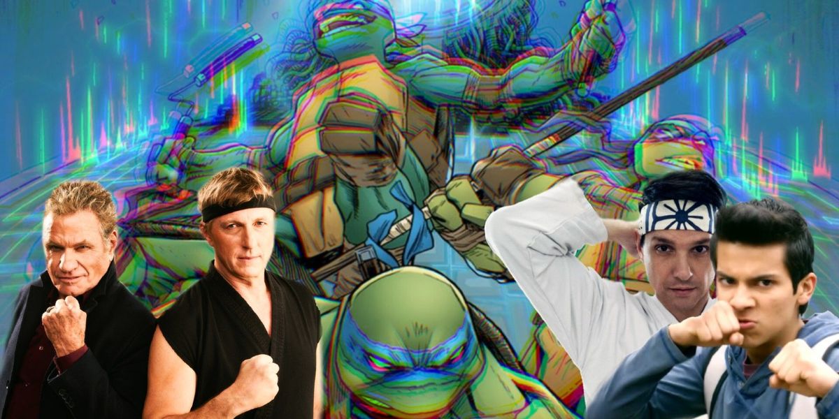 TMNT Legetøj Pit Cobra Kai Stjerner mod Ninja Turtles
