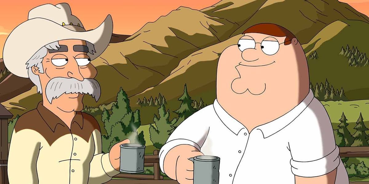 Family Guy Sam Elliot Wild West -leike
