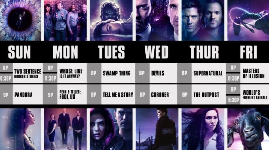 Supernatural Return, Swamp Thing Debut Highlight CW: n syksyn 2020 aikataulu