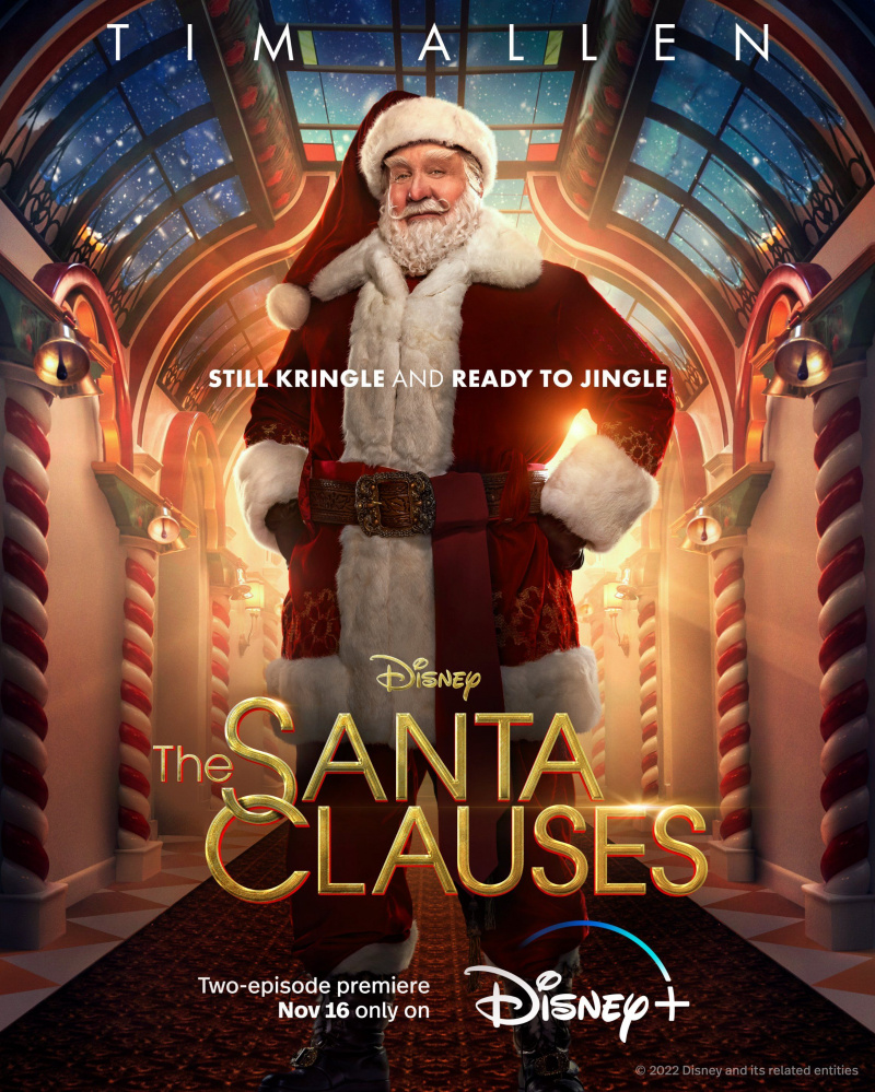 Prvi napovednik za serijo Disney+ Santa Clause Comes Down the Chimney