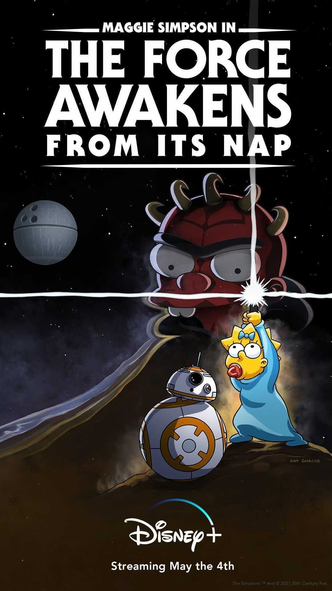 Star Wars e i Simpson si scontrano nel nuovo cortometraggio Disney+