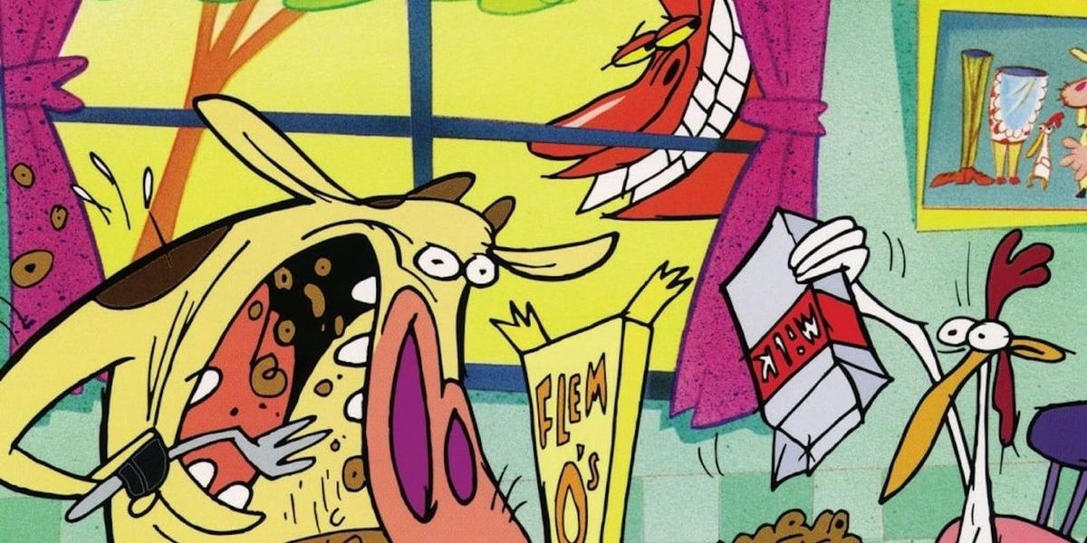 گائے اور چکن: کارٹون نیٹ ورک نے کیوں ایک قسط پر پابندی عائد کردی اور اس کی جگہ لے لی