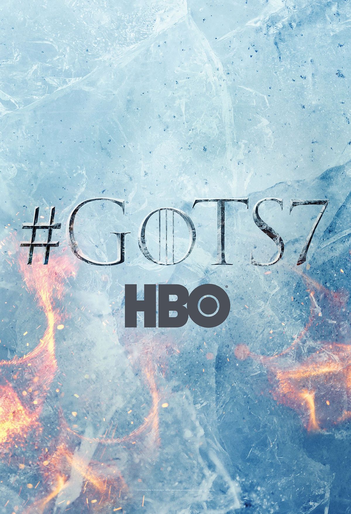 LOOK: Noul poster al sezonului 7 Sezonul 7 afișează focuri împotriva gheaței