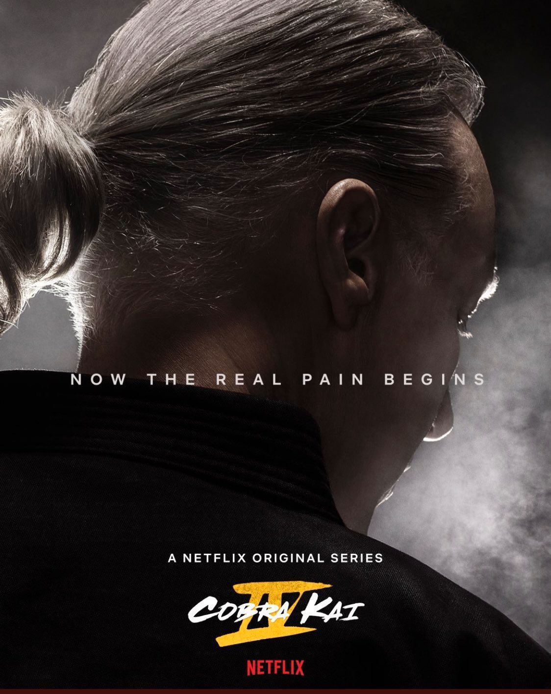 Плакатът на Cobra Kai Season 4 обещава болка - и Тери Силвър