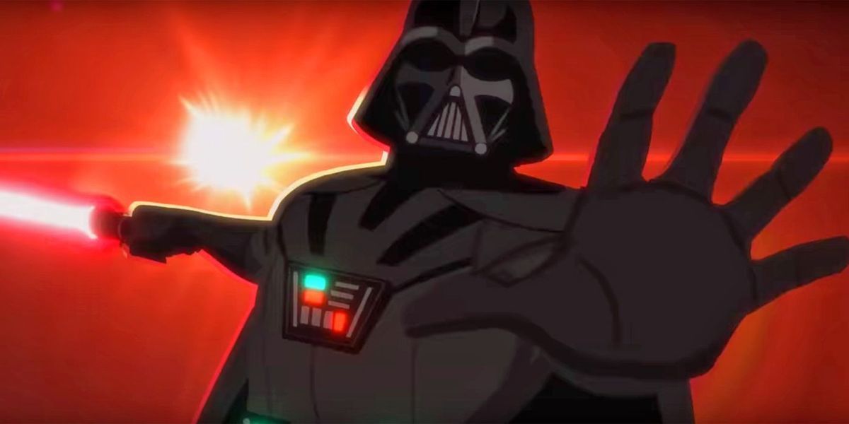 Beleef de Big Rogue One-scène van Darth Vader opnieuw in de korte animatiefilm Star Wars