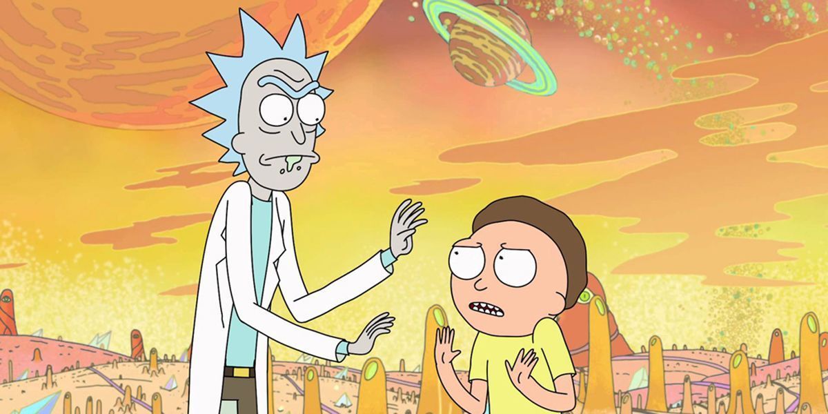 Poslušaj: Rick in Morty sta posnela rojstno pesem za Kanyeja Westa