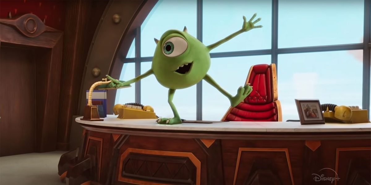 Monsters at Work Sneak Peek поставя Mike and Sulley in Charge
