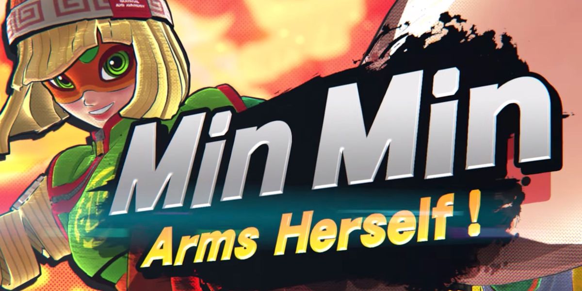 „Super Smash Bros. Ultimate“ sveikina ARMS min