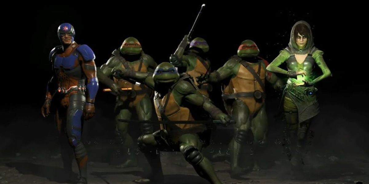 „Injustice 2“ kovotojų paketas 3 prideda „Atom“, „Enchantress“ ir ... „Ninja Turtles“?