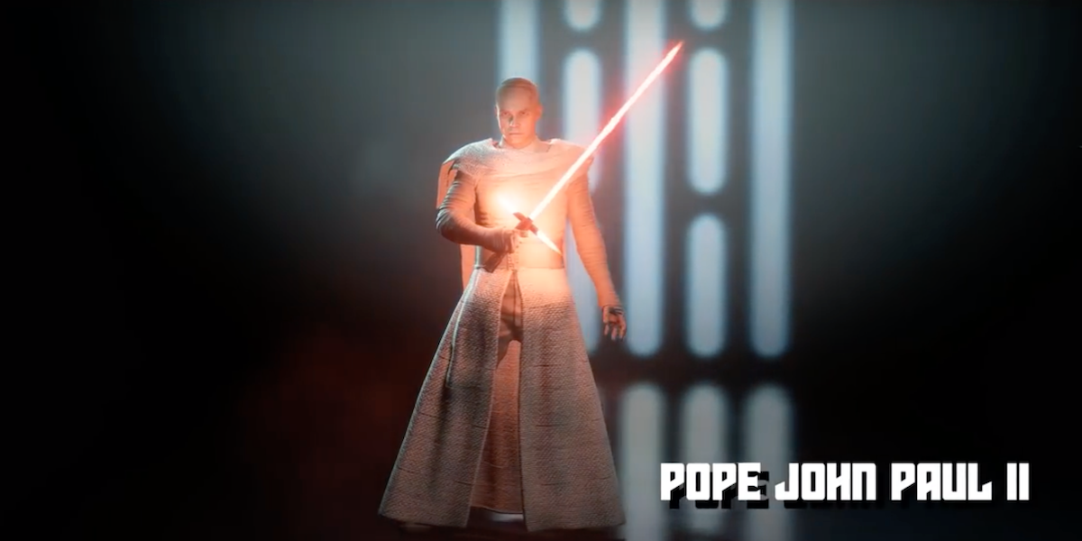 Star Wars Battlefront 2 Mod ti consente di giocare come Papa Giovanni Paolo II