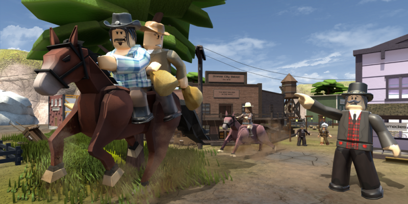   Egy játékos által létrehozott város Robloxban