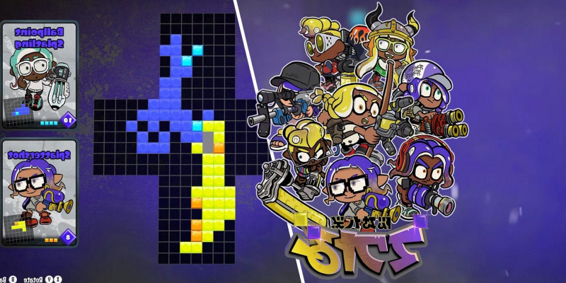 Новата мини-игра на Splatoon 3 комбинира Tetris и Gwent