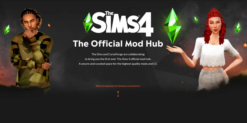 The Sims 4:n tuleva Mod-alusta on hyvä ratkaisu maksullisiin modeihin
