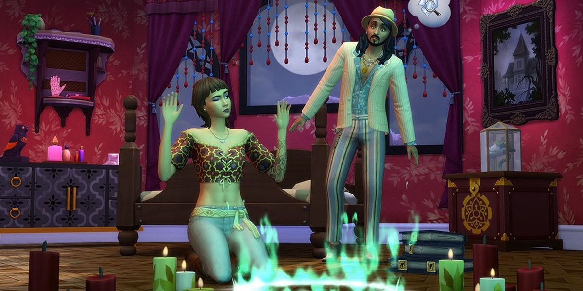 The Sims 4 : Paranormal 아이템 팩에 포함 된 기능