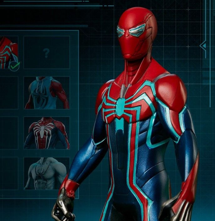 Marvel's Spider-Man의 매끄러운 Velocity 수트는 멋진 사이드쇼 동상을 얻습니다.